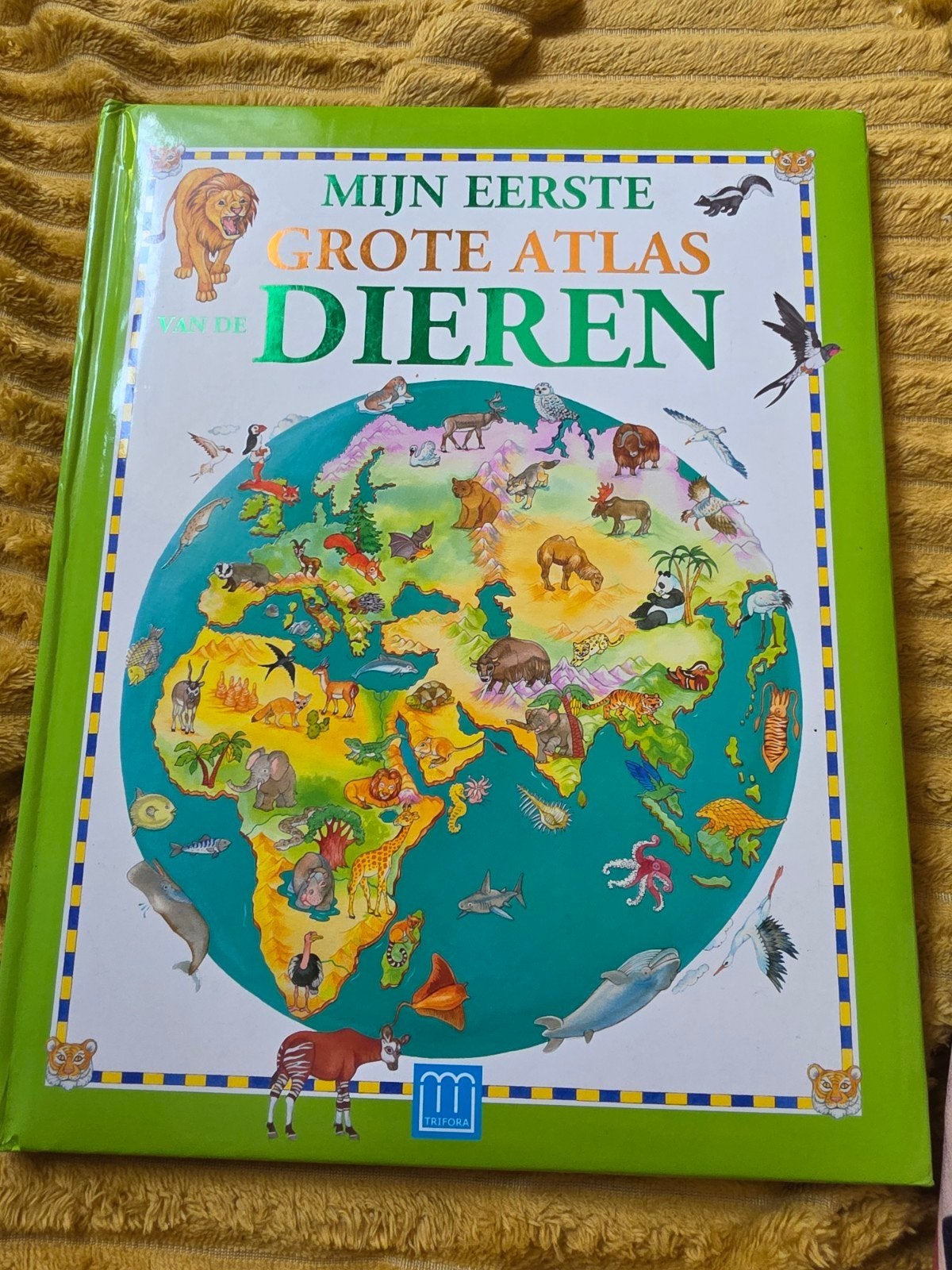 MIJN EERSTE GROTE ATLAS VAN DE DIEREN, Boeken, Kinderboeken | Jeugd | onder 10 jaar, Ophalen, Zo goed als nieuw, Non-fictie