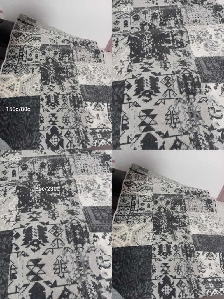 Modern grijs patchwork vloerkleed - diverse maten, Ophalen, Nieuw, 50 tot 100 cm, 150 tot 200 cm