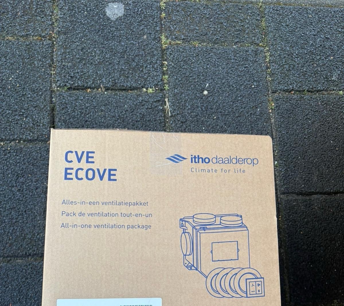 Itho Daalderop CVE ECOVE Ventil- Nieuw, Doe-het-zelf en Verbouw, Ventilatie en Afzuiging, Ophalen of Verzenden, Nieuw, Ventilator en Afzuiger
