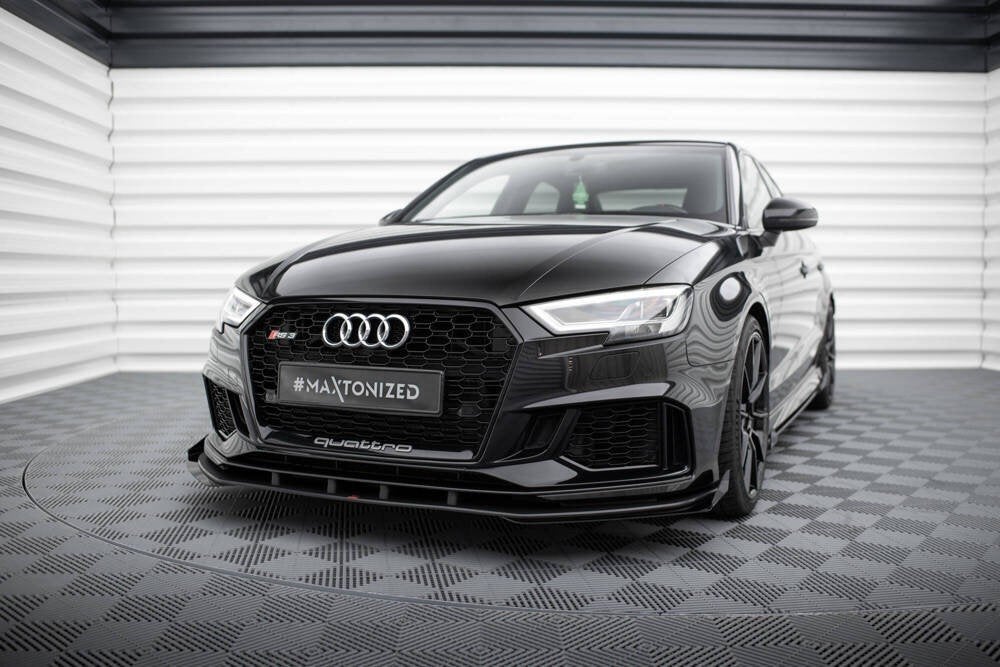 Race Voorlip sideskirt diffuser - Audi RS3 8V Sedan 17-20