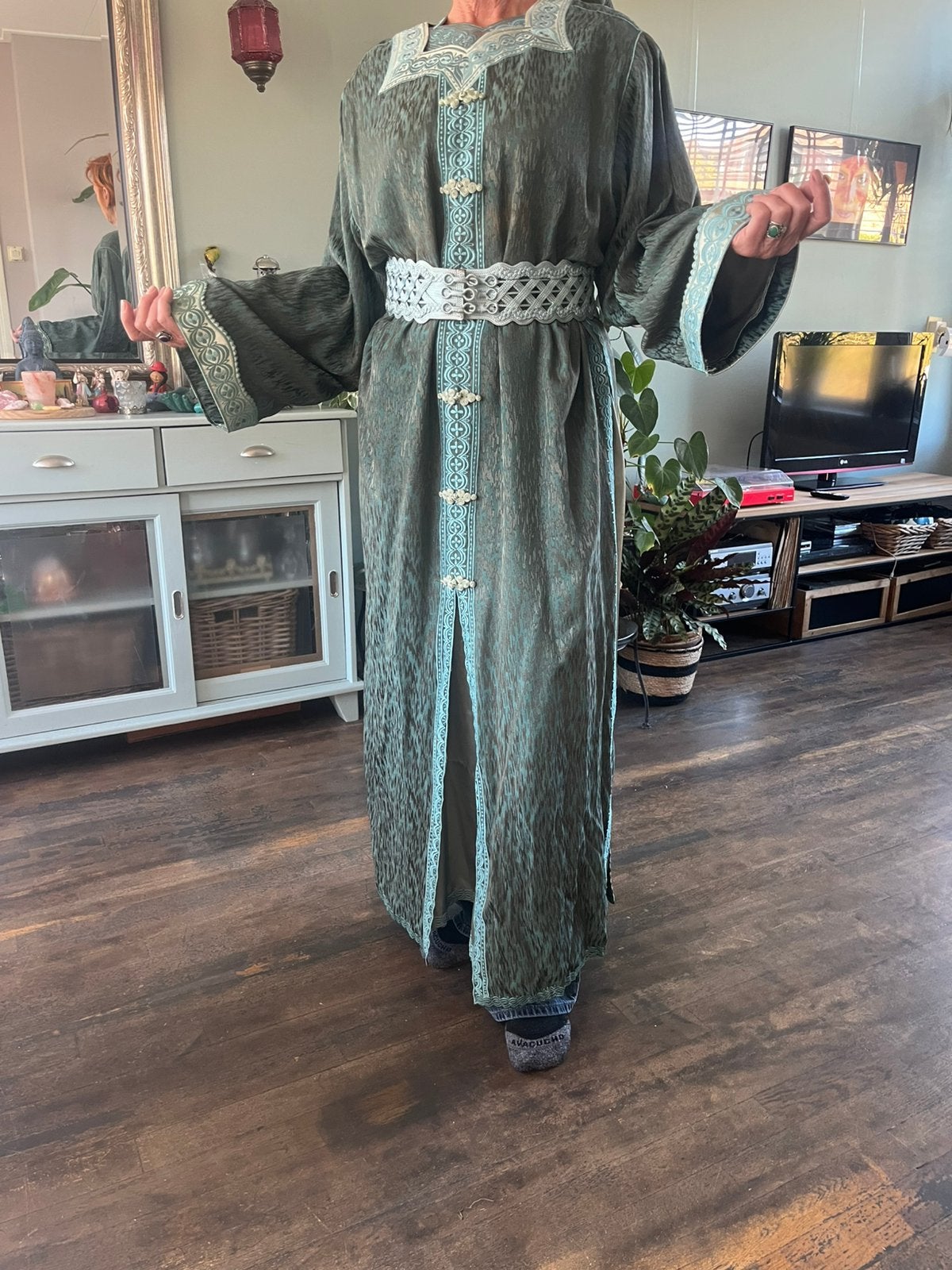 Marokaanse jurk, Ophalen of Verzenden, Zo goed als nieuw, Onder de knie