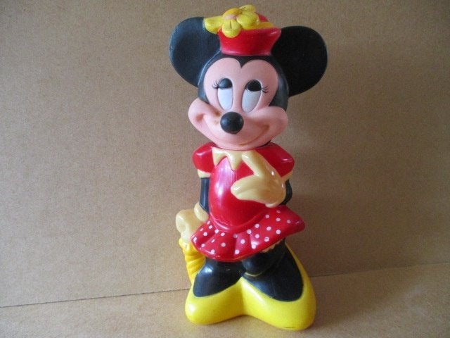 adv10191 minnie mouse douchegel figuur 2, Verzamelen, Disney, Ophalen, Overige figuren, Gebruikt, Beeldje of Figuurtje
