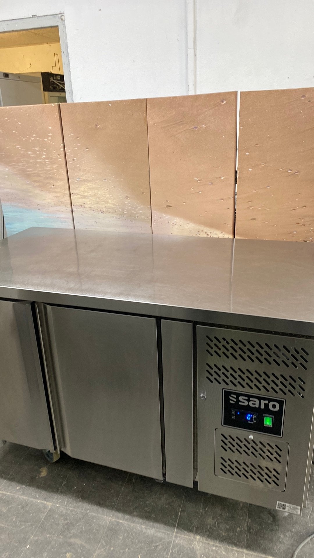 Saro rvs Koelwerkbank 2 deuren compleet, Ophalen, Koelen en Vriezen