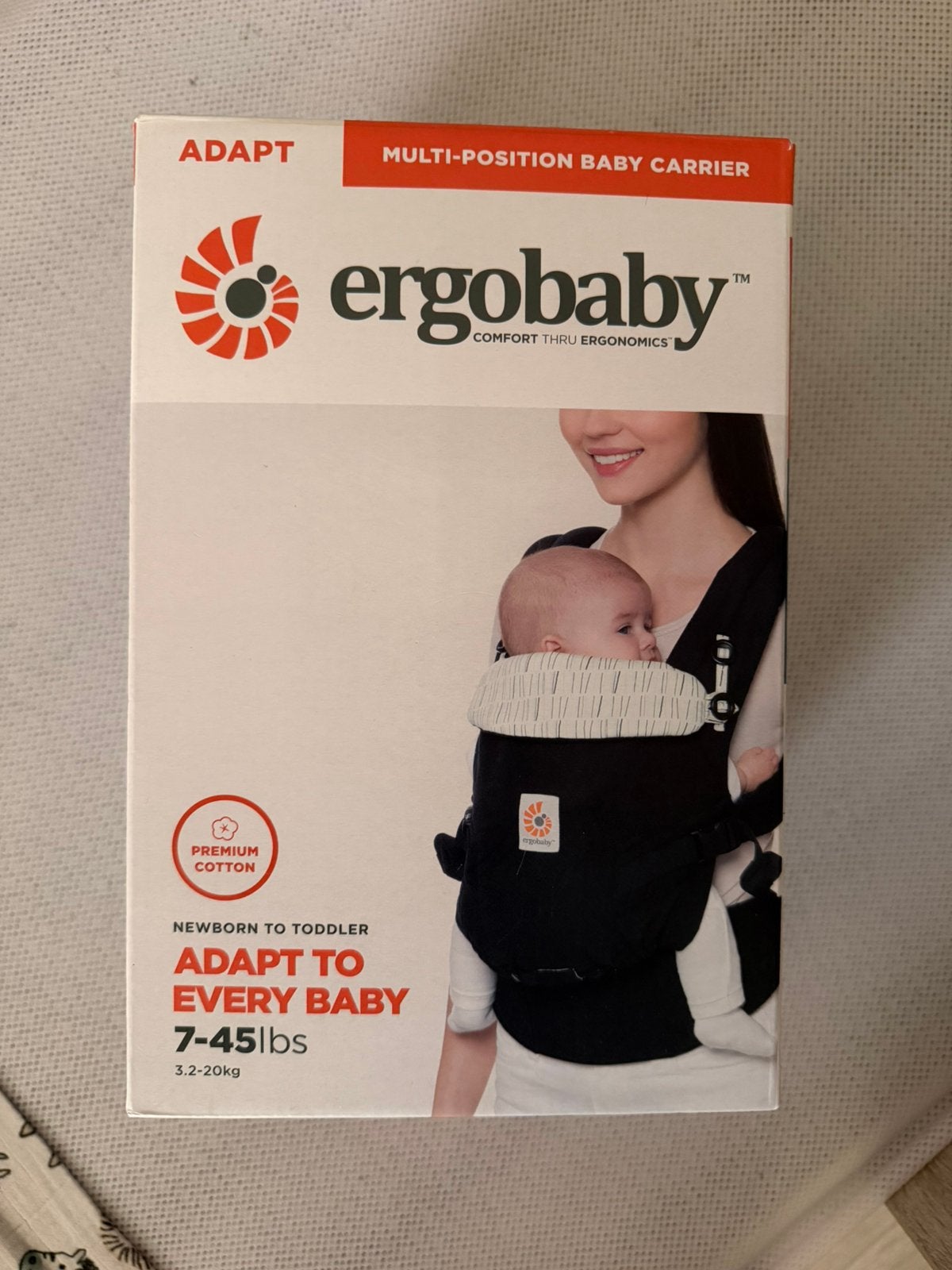 Ergobaby Adapt draagzak, Ophalen of Verzenden, Zo goed als nieuw
