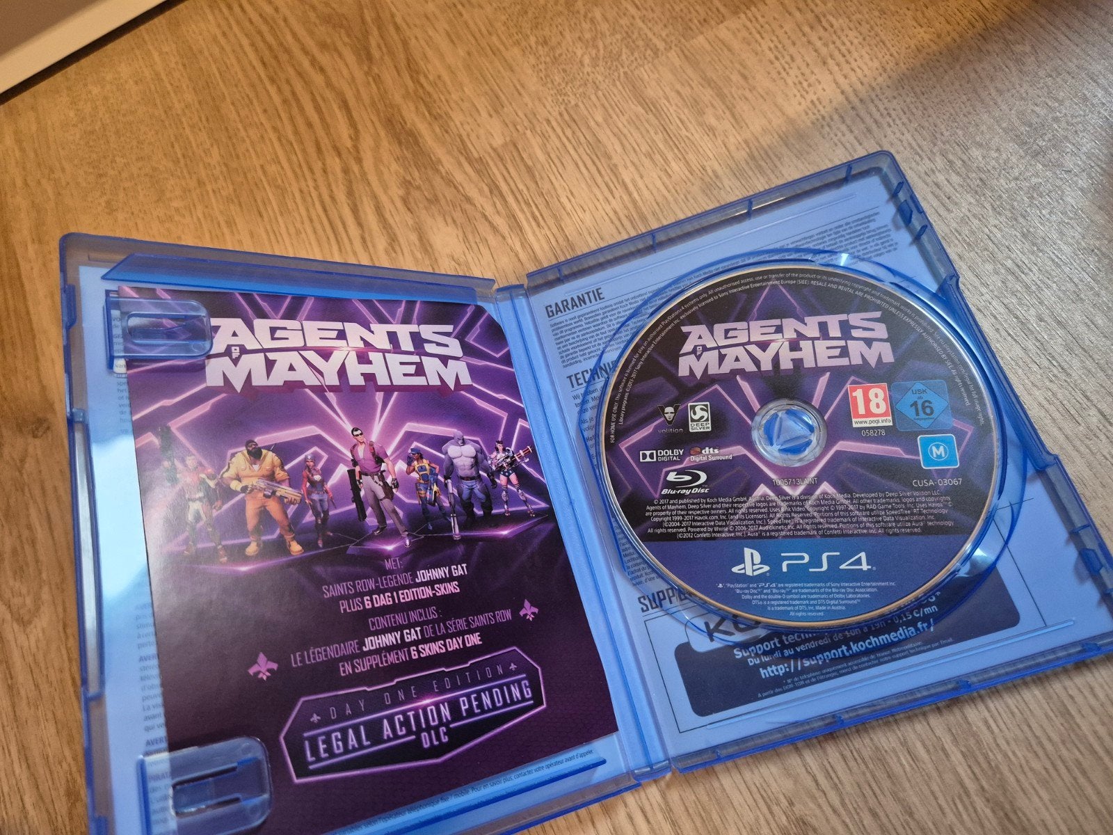 PS4 spel agents mayhem playstation 4, 1 speler, Ophalen of Verzenden, Sport, Vanaf 3 jaar