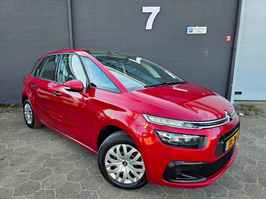 ✅️ Citroen C4 SpaceTourer 1.2 Benzine 2018 ✅️ Nieuwe APK ✅️, Voorwielaandrijving, Leder en Stof, Handgeschakeld, Geïmporteerd