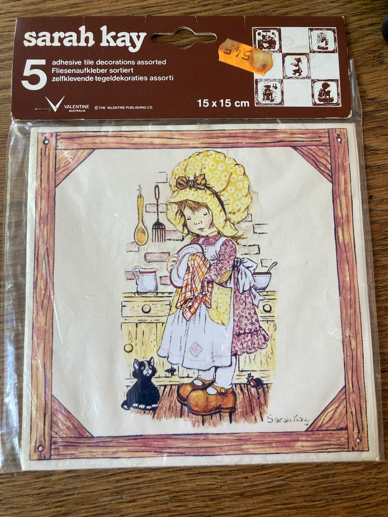Sarah Kay Zelfklevende Tegeldecoraties Assorti - Nieuw, Ophalen of Verzenden, Nieuw, Stickers en Plaatjes