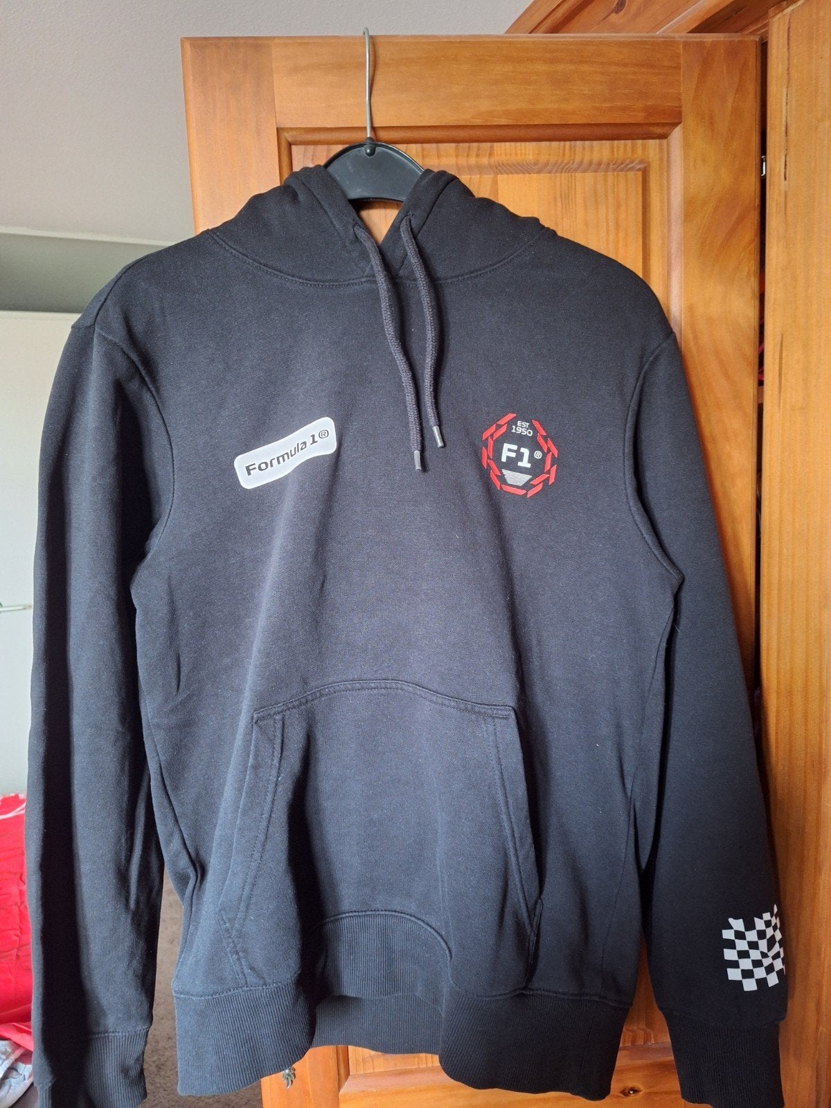 H&M Formula 1 Hoodie Zwart - Maat XS, Ophalen of Verzenden, Zo goed als nieuw, H&M