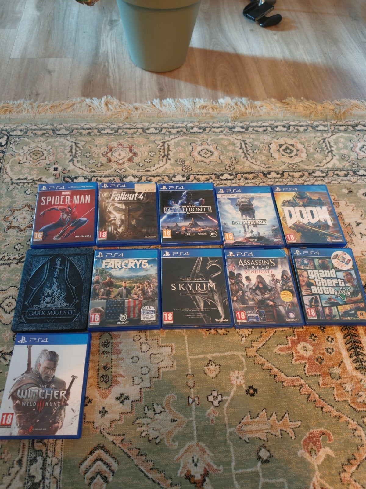Fallout 4, Far Cry 5, Last of us 2, battlefront 1 en 2, Doom, Avontuur en Actie, Gebruikt, Vanaf 18 jaar, 1 speler