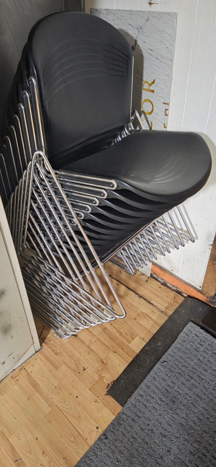 stapel stoelen, Huis en Inrichting, Stoelen, Ophalen of Verzenden, Metaal, Vijf, Zes of meer stoelen