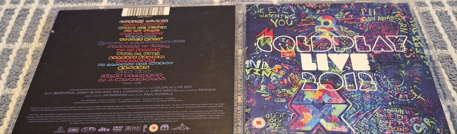 Coldplay Live 2012 DVD, CD - Concertregistratie, Alle leeftijden, Nederlands, Ophalen of Verzenden, Concert