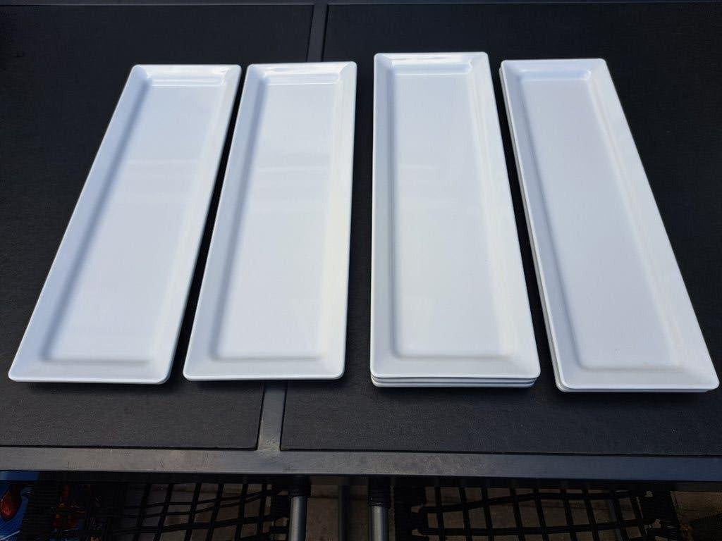 Truyts melamine serveer schalen tray wit, Overige materialen, Gebruikt, Overige merken, Overige typen