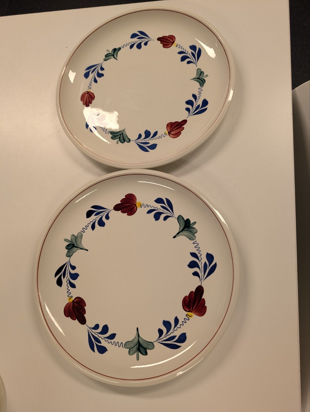 2 gebaksschalen van Boerenbont., Ophalen, Aardewerk, Overige typen