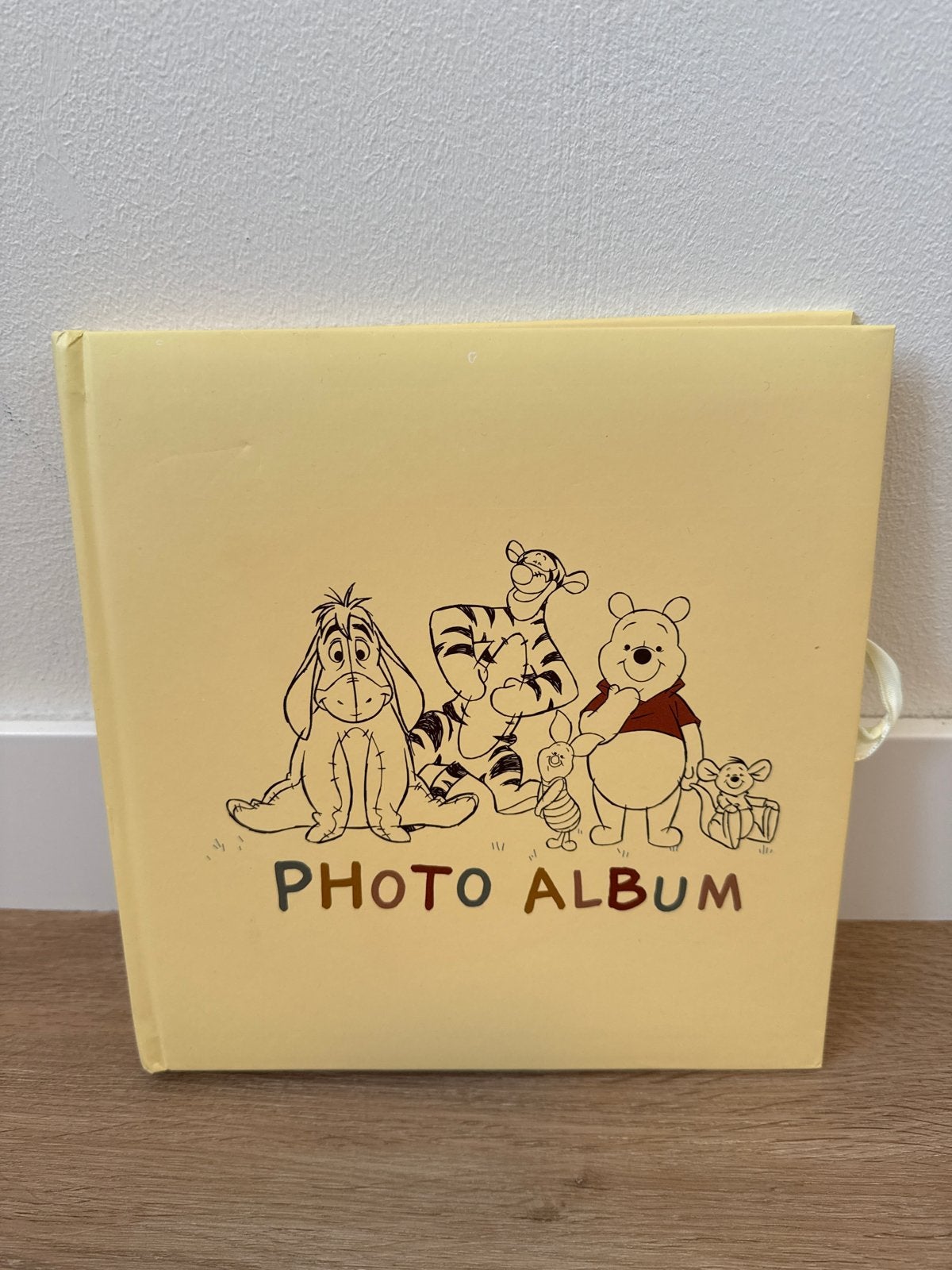Vintage Winnie de Poeh Fotoalbum - Geel, Ophalen, Gebruikt, Geel, Fotoalbum-accessoire