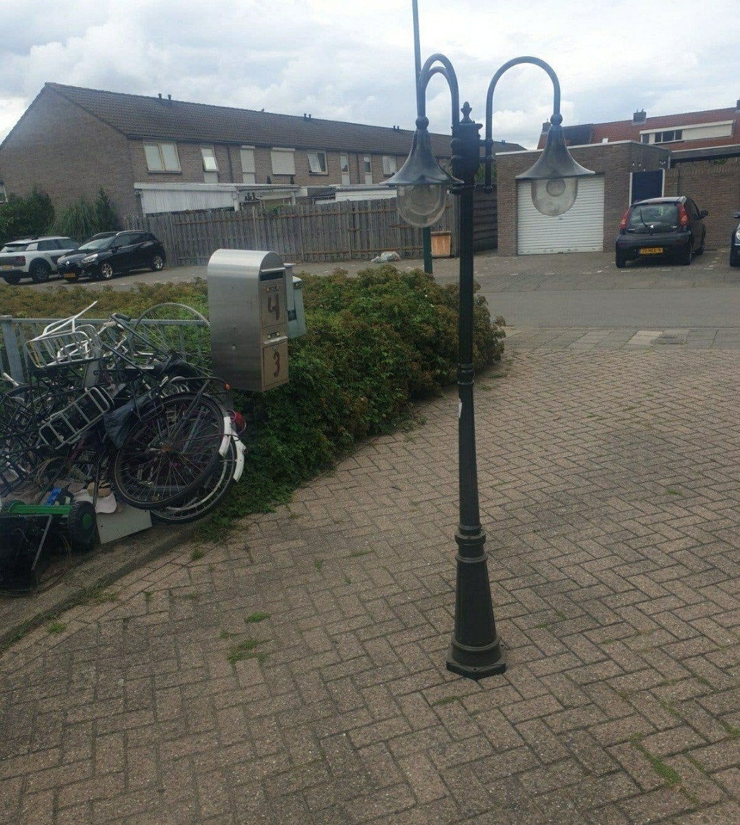 Prachtig antiek lantarenpaal, Ophalen of Verzenden