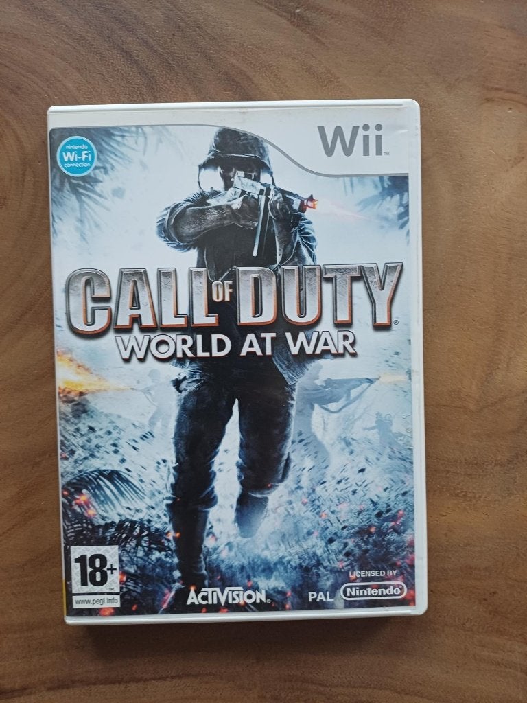 Nintendo WII - Call of Duty - World at War, Spelcomputers en Games, Ophalen, Vanaf 18 jaar, Shooter, Zo goed als nieuw