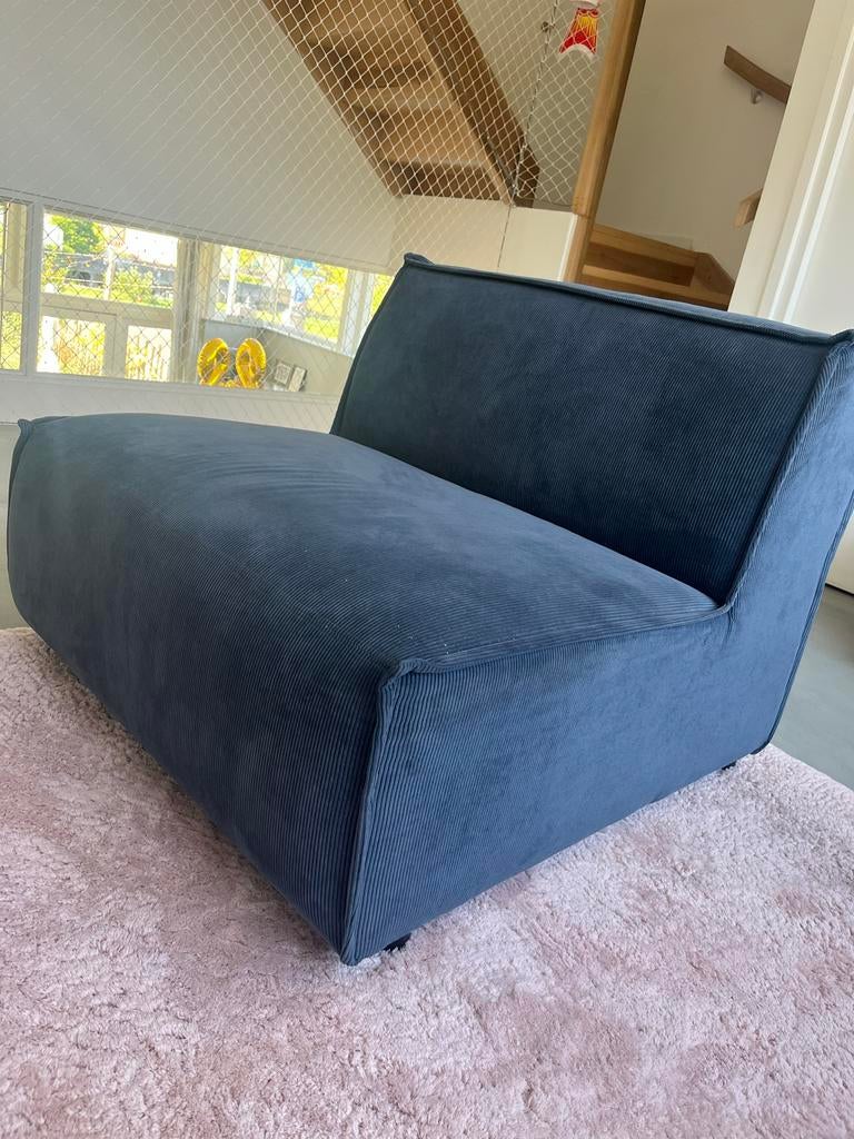 Modulaire bank Unix Brooklyn (2 stoelen + poef), Gebruikt, 100 tot 125 cm, Driepersoons, Ophalen of Verzenden