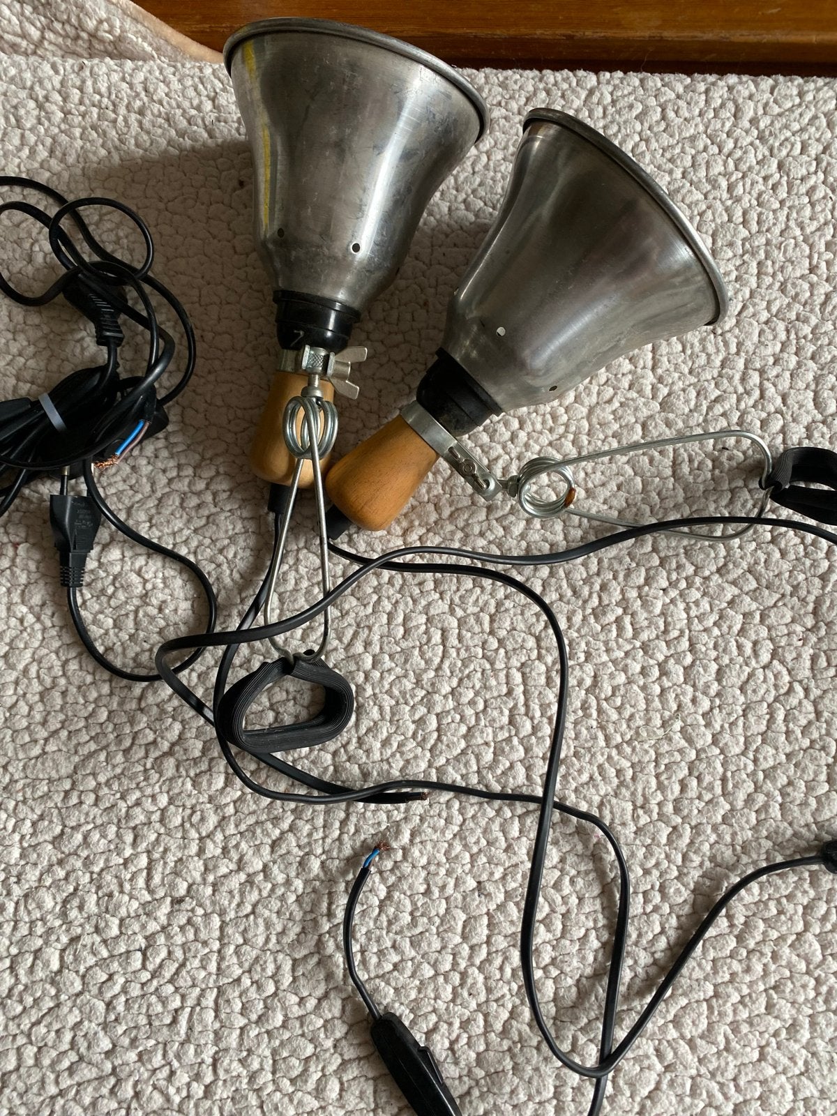 Set Vintage IKEA K9302 klem lampen - Jaren '90, Ophalen of Verzenden