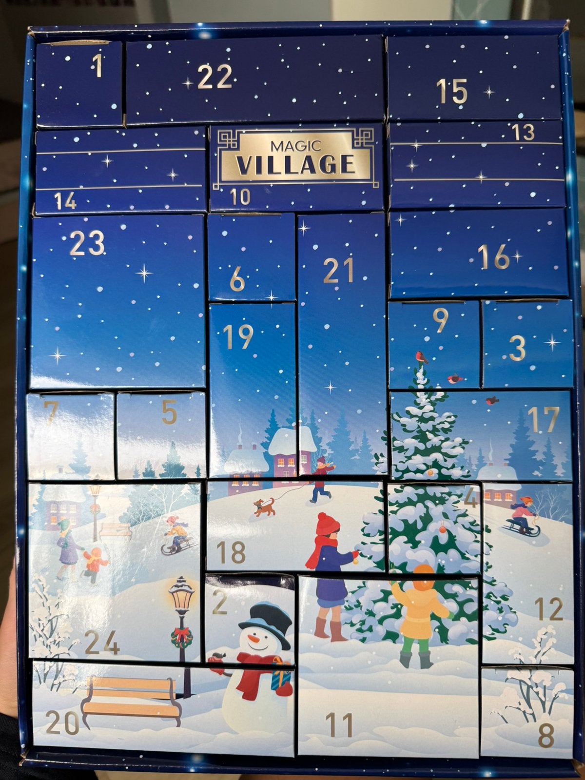 Kerst adventskalender, Ophalen of Verzenden, Dagkalender, Zo goed als nieuw