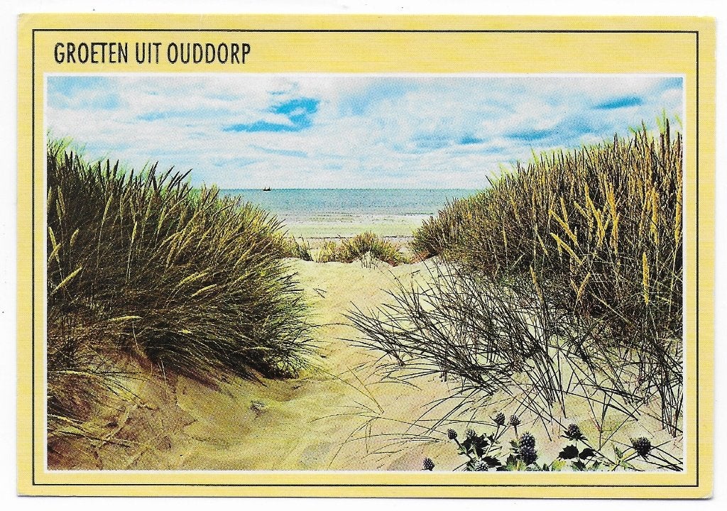 Ouddorp Gelopen Ansichtkaart ( B5939), Ophalen of Verzenden, 1980 tot heden, Gelopen