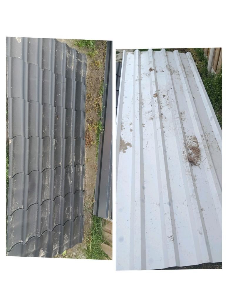 Damwand en dakplaten te koop - Diverse kleuren en maten, Dakplaat of Dakpanplaat, Gebruikt, Overige kleuren, Ophalen of Verzenden