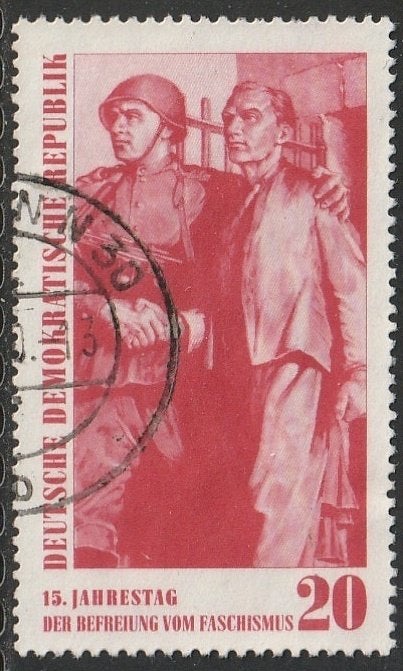 DDR 1960 764 Bevrijding Fascisme, Gest, Ophalen of Verzenden, DDR, Gestempeld