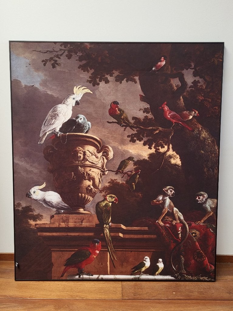 Akoestisch Paneel 'De Menagerie', Ophalen, 116 cm, Meerkleurig, Textiel