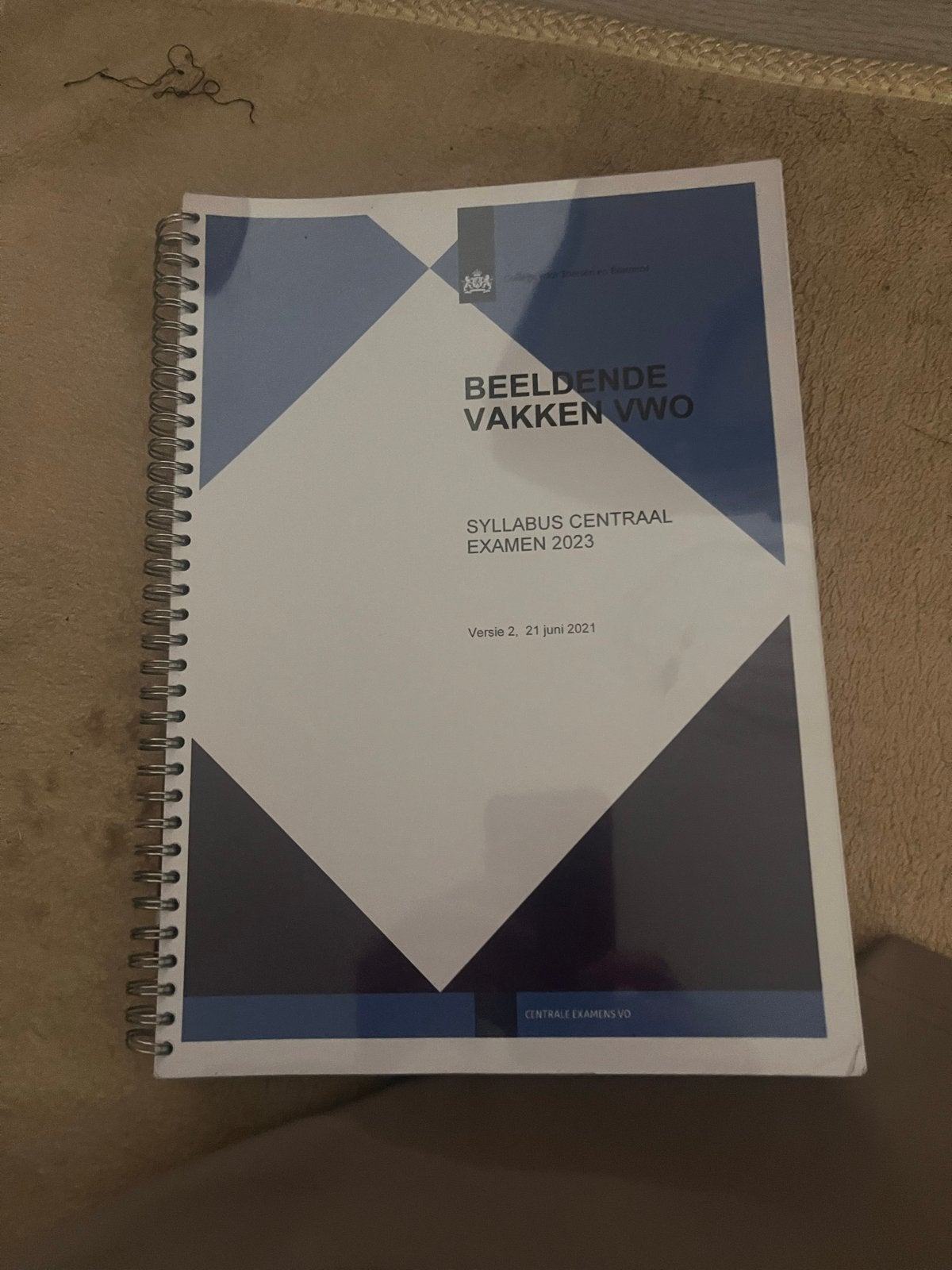 Syllabus Centrale Examens VWO Beeldende Vakken 2023, Ophalen of Verzenden, Zo goed als nieuw, VWO, Overige vakken