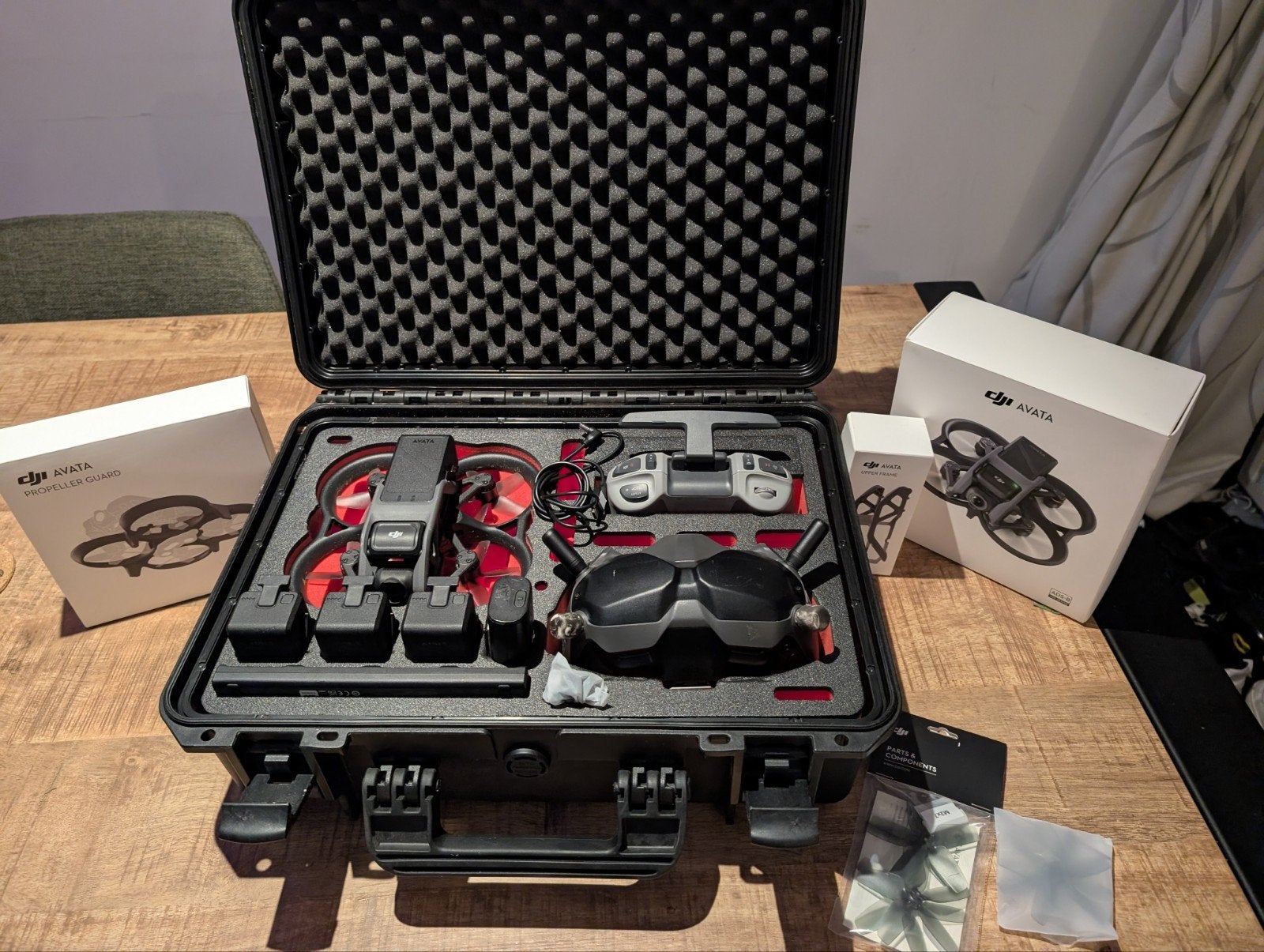DJI Avata, Audio, Tv en Foto, Drones, 250 tot 900 gram, Cameradrone, 5 tot 10 kilometer, Zo goed als nieuw
