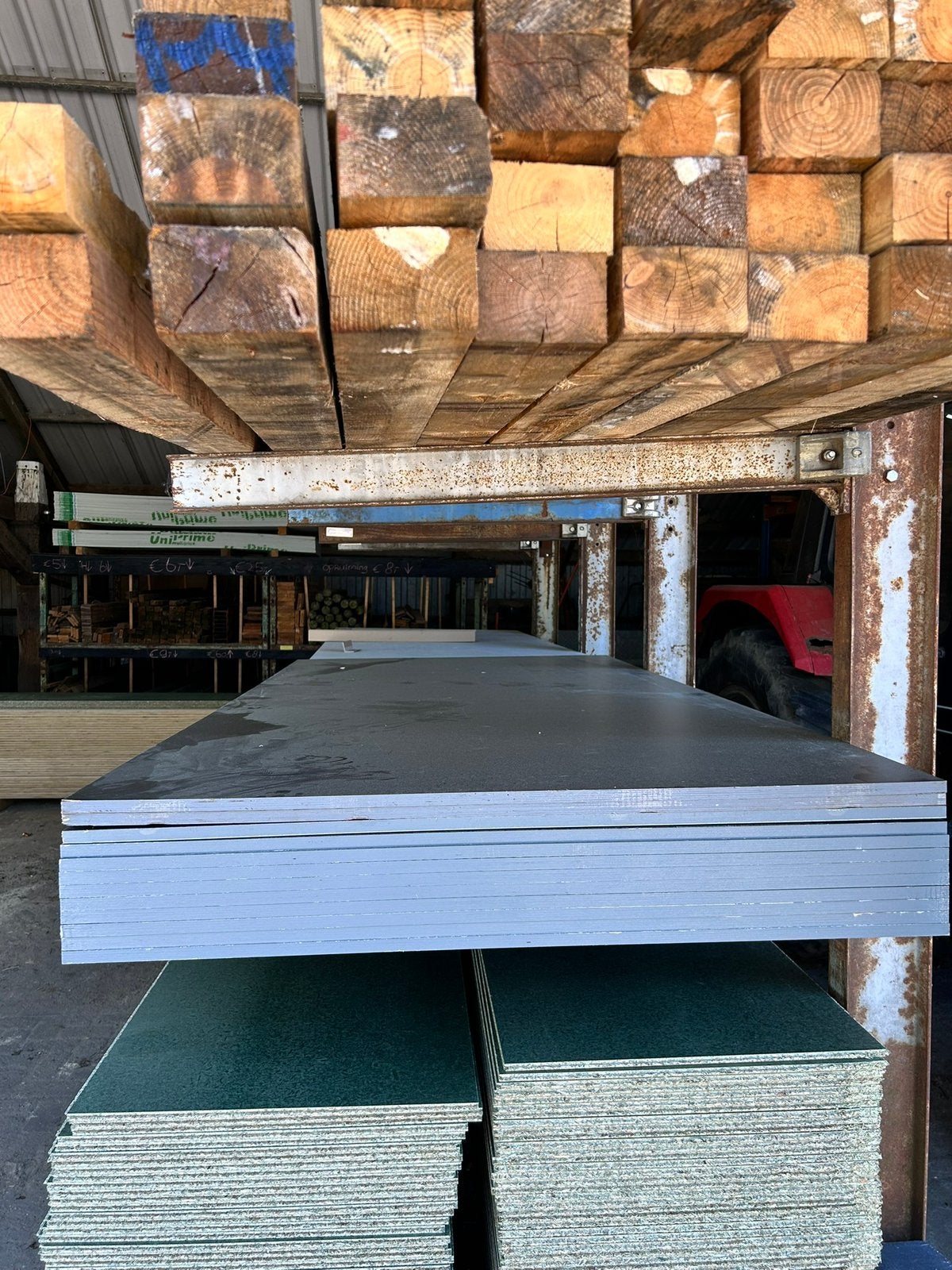 Betonplex, Tuin en Terras, Palen, Balken en Planken, Ophalen, Zo goed als nieuw, 250 cm of meer, Planken