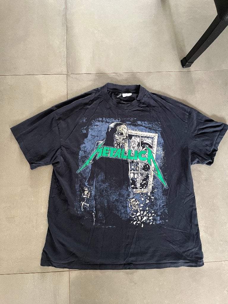 Metallica T-shirt - Zwart - Maat M, Metallica, Maat 48/50 (M), Zwart, Ophalen of Verzenden