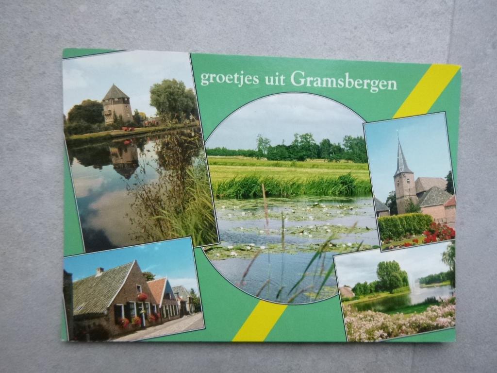 Gramsbergen, groeten uit, Verzenden, 1980 tot heden, Gelopen, Noord-Brabant