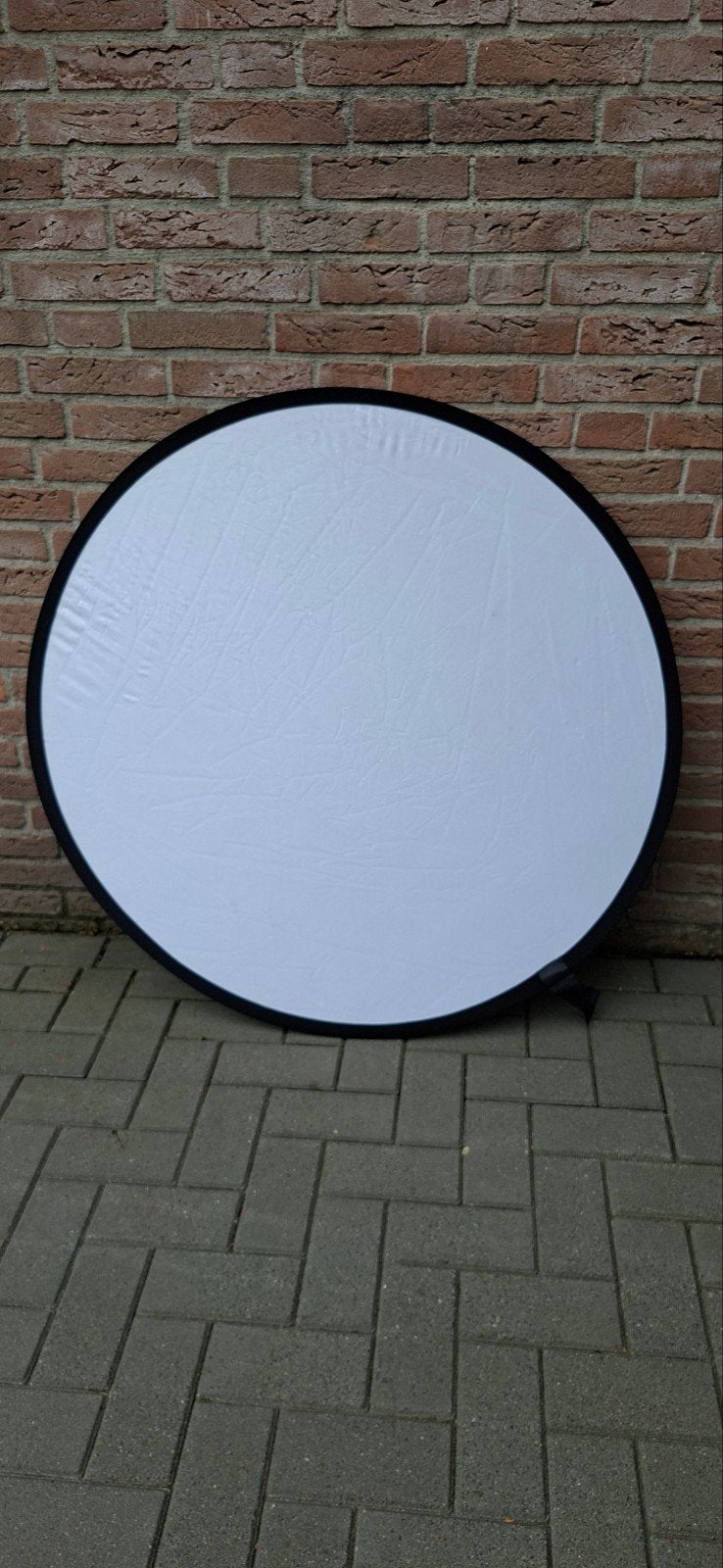 2-in-1 Opvouwbaar Reflector Scherm - Zilver/Wit, Ophalen of Verzenden, Zo goed als nieuw