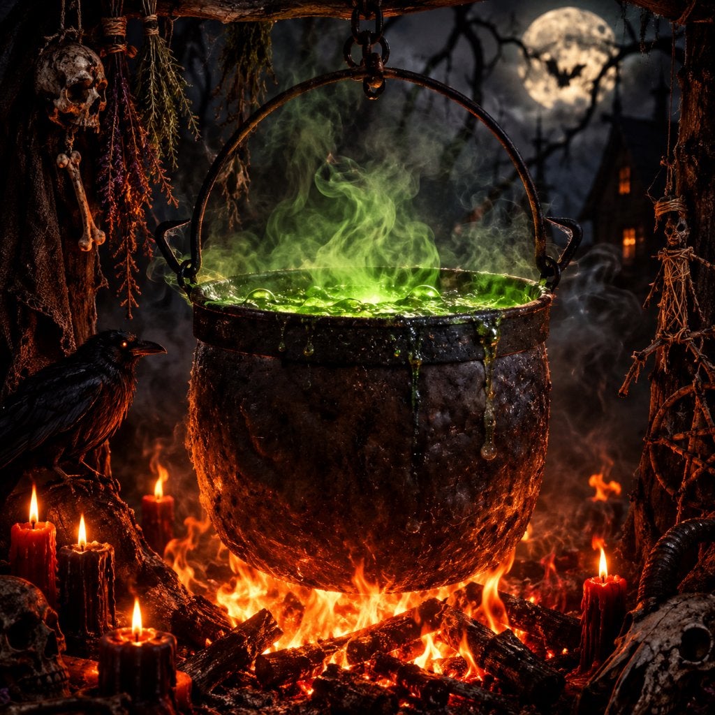 ‍️ Grote koperen heksenketel – Halloween waardig antiek!, Ophalen, Koper