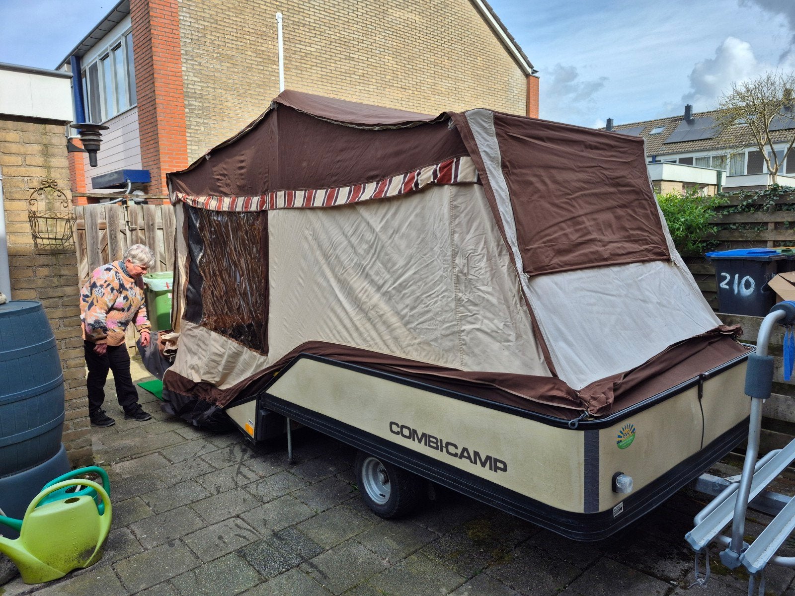 Combi-Camp vouwwagen met inventaris - Ideaal voor beginners!, Ophalen, Aanwezig, Combi-Camp