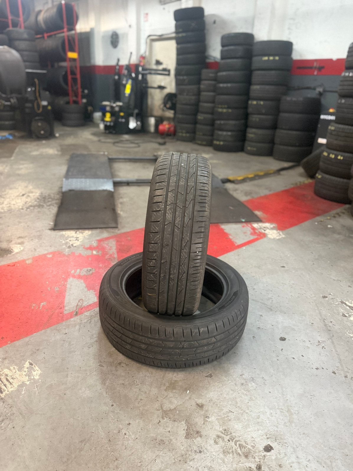 2x 225/55R19 2255519 HANKOOK 6mm (inclusief monteren), Gebruikt, Band(en), Personenwagen, Ophalen