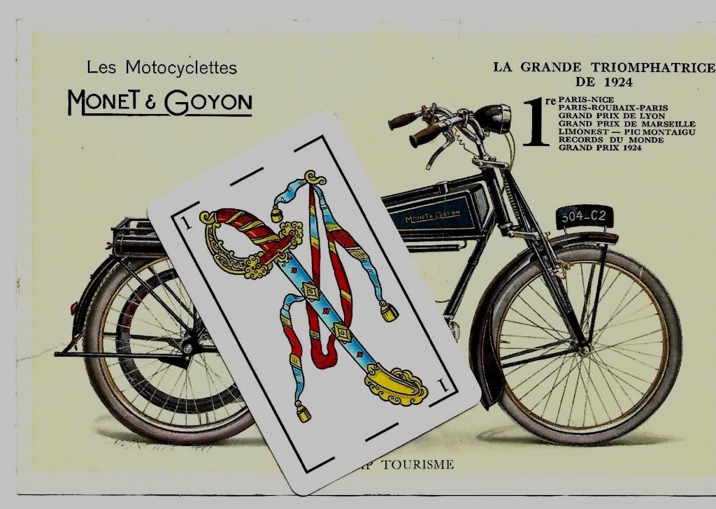 Monet Goyon 1924 folder motor moto, Motoren, Verzenden, Overige merken