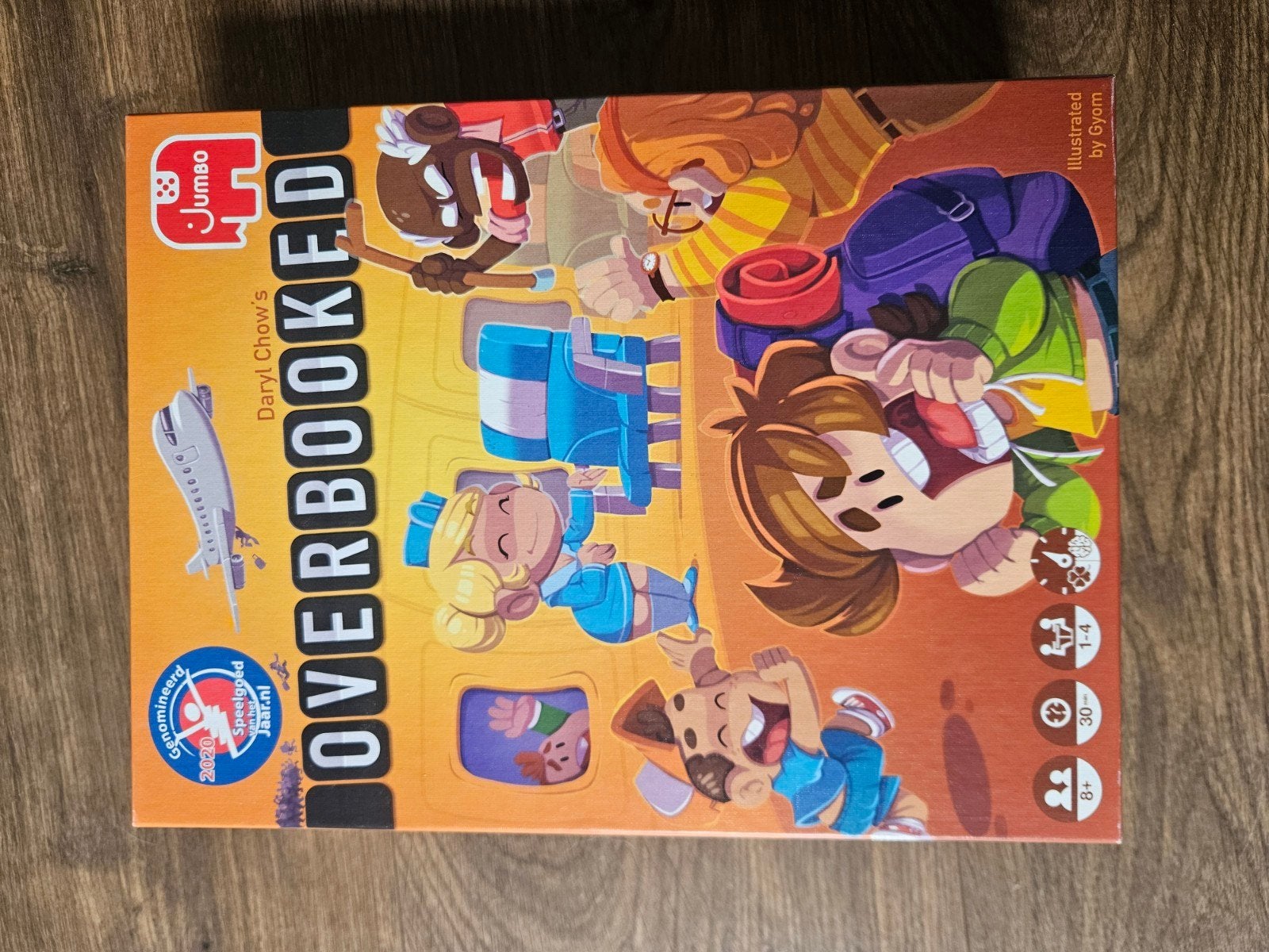 Overbooked Bordspel - Jumbo - Zo goed als nieuw, Hobby en Vrije tijd, Een of twee spelers, Ophalen of Verzenden, Zo goed als nieuw