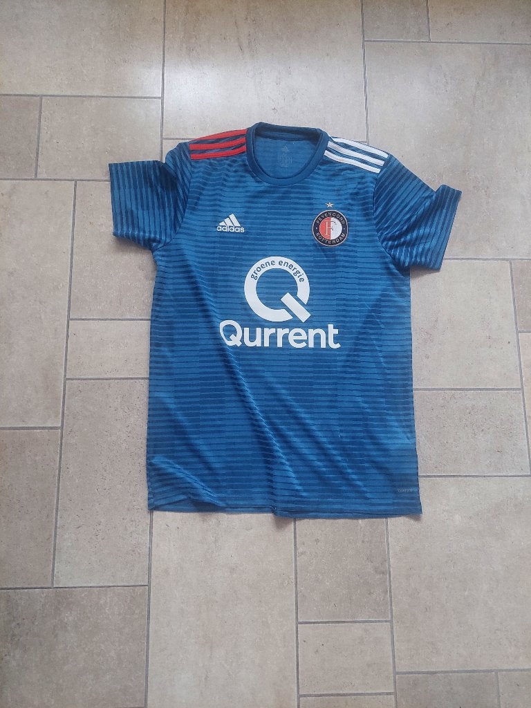 Feyenoord uitshirt Qurrent, Maat M, Ophalen of Verzenden, Gebruikt, Shirt