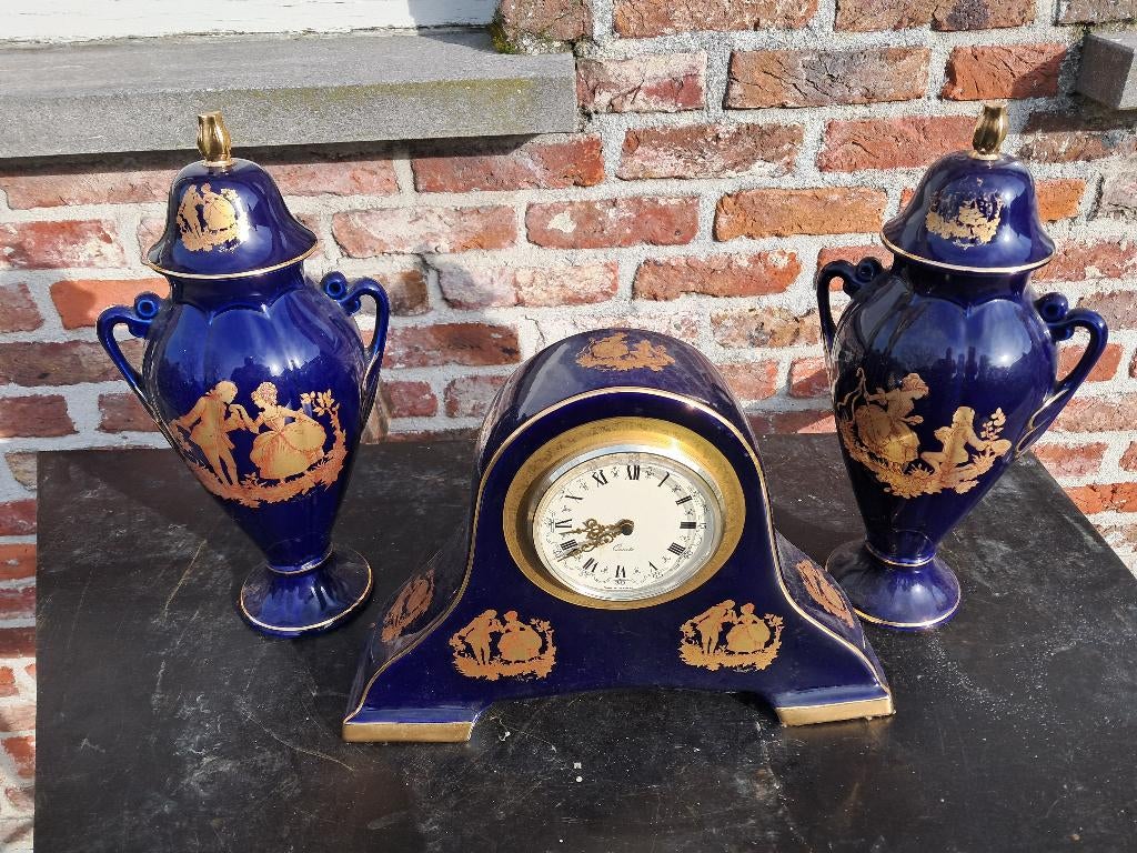 klokkenstel limoges, Antiek en Kunst, Antiek | Klokken, Ophalen of Verzenden