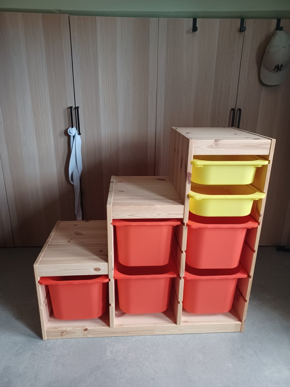 Ikea Trofast kast inclusief bakken, Ophalen, 50 tot 100 cm, Zo goed als nieuw, Minder dan 100 cm