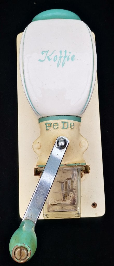 vintage Origineel Pede wand koffiemolen koffiemaler koffie, Ophalen of Verzenden