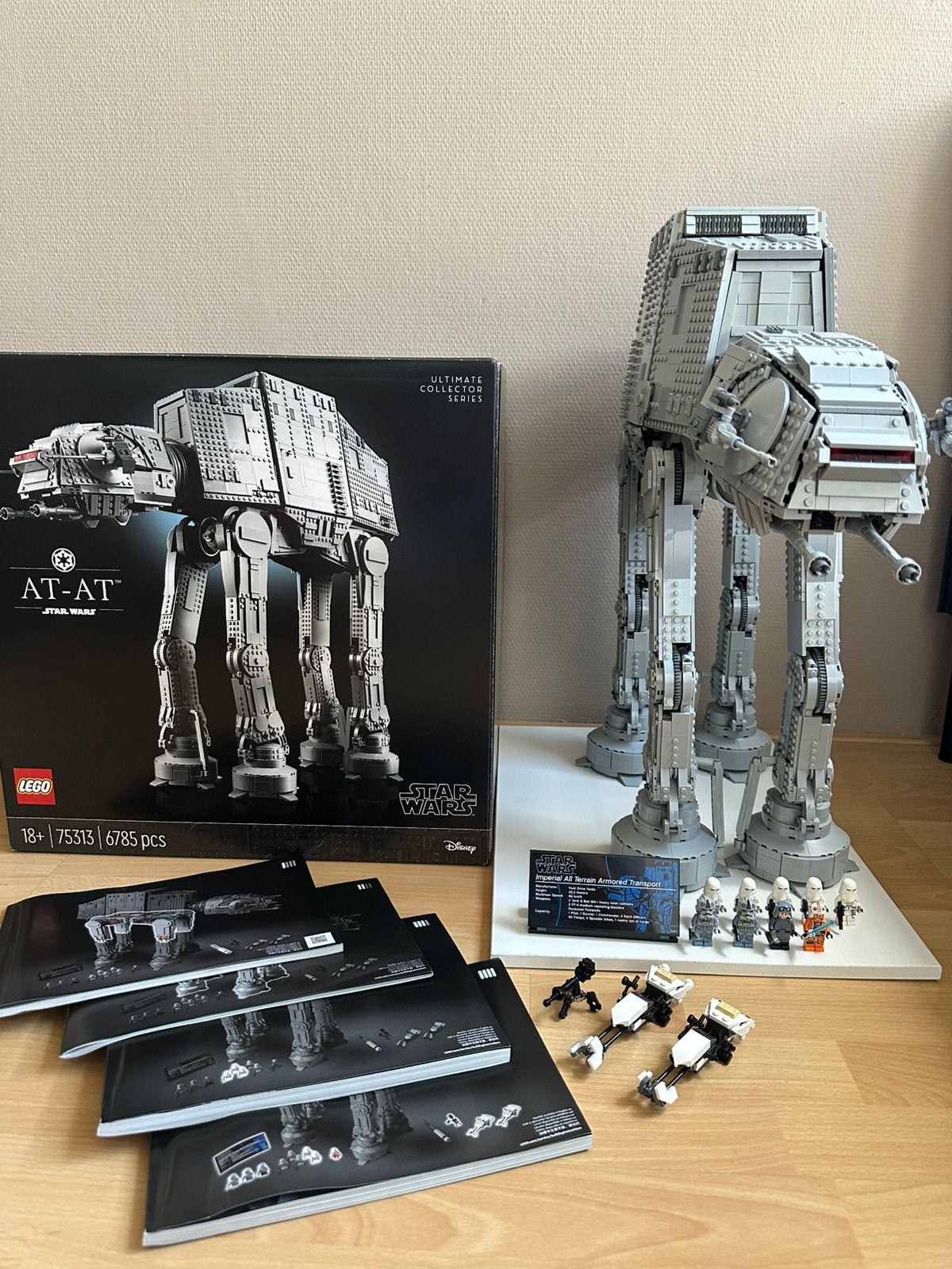 LEGO Star Wars UCS AT-AT 75313 compleet (zo goed als nieuw), Ophalen, Star Wars, Lego, Zo goed als nieuw