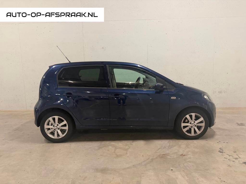 Skoda Citigo 1.0 Greentech Edition 5drs. Navi Trekhaak Stoel, Auto's, Voorwielaandrijving, Euro 5, Stof, Gebruikt