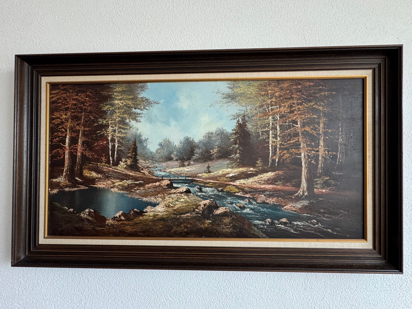 Heel mooi Klassiek Landschap Schilderij, Ophalen