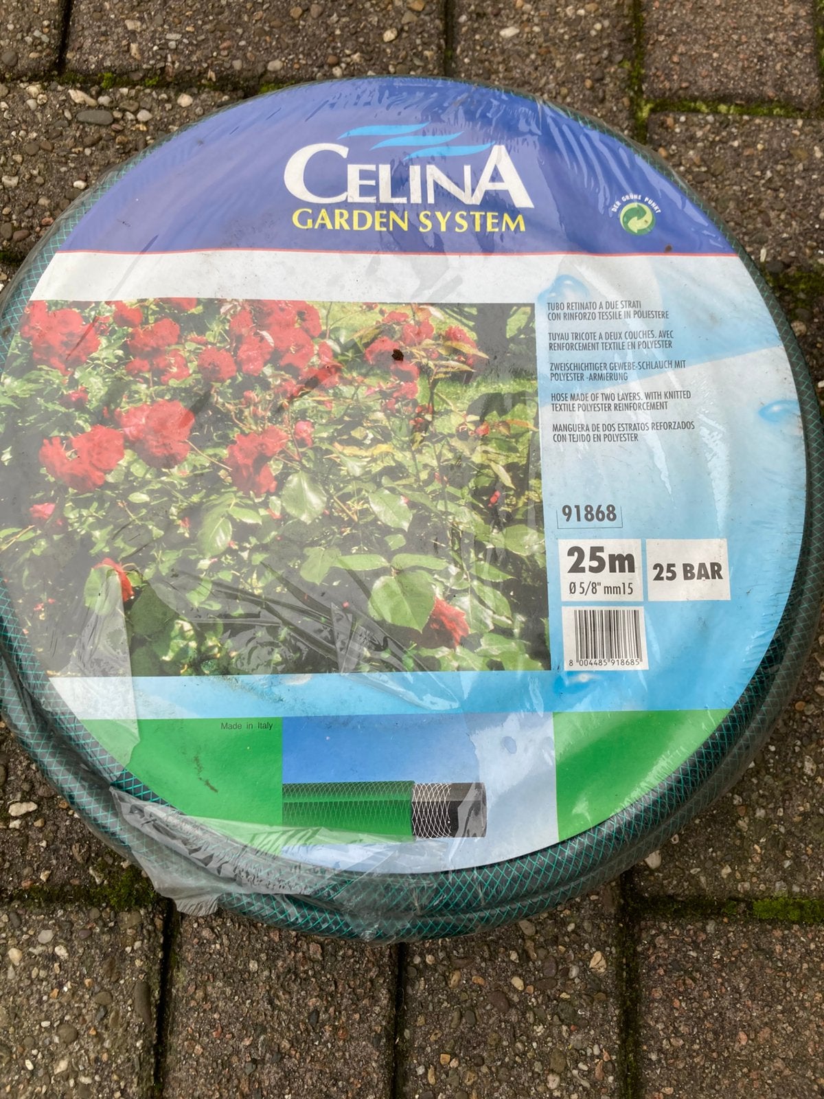 Nieuwe tuinslang 25 meter lang, Ophalen, Zo goed als nieuw, Tuinslang