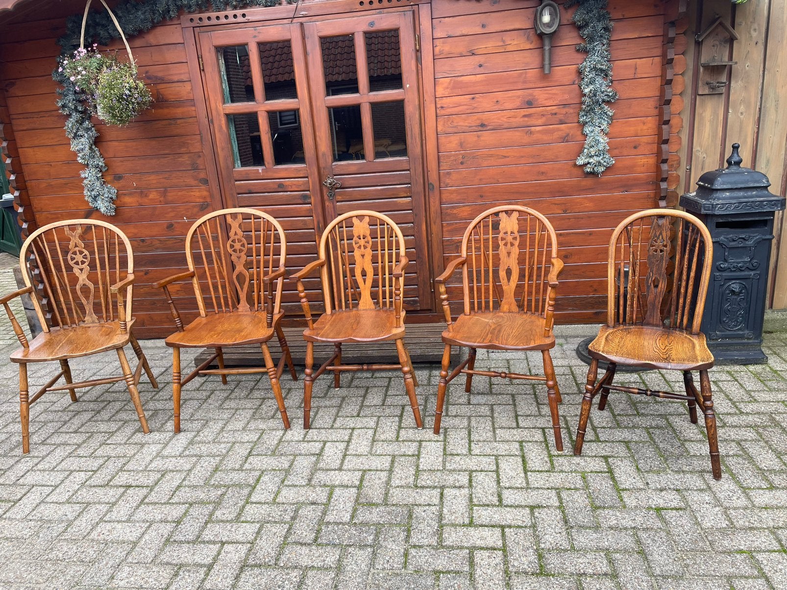 Windsor stoelen 5 stuks, Ophalen
