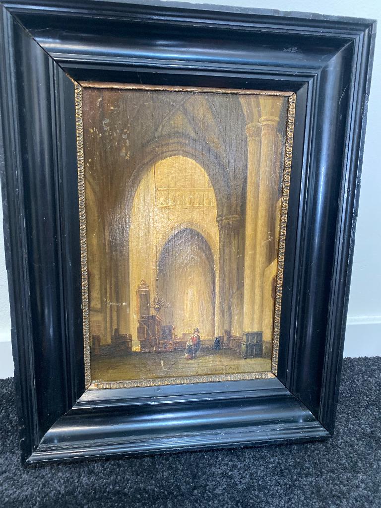 Terar van elven schilderij olieverf op plaat, Ophalen of Verzenden