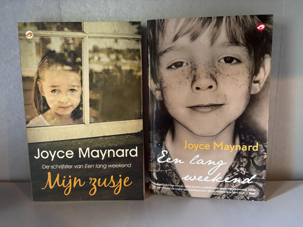 Joyce Maynard Boeken: Mijn Zusje & Een Lang Weekend, Boeken, Ophalen of Verzenden, Zo goed als nieuw
