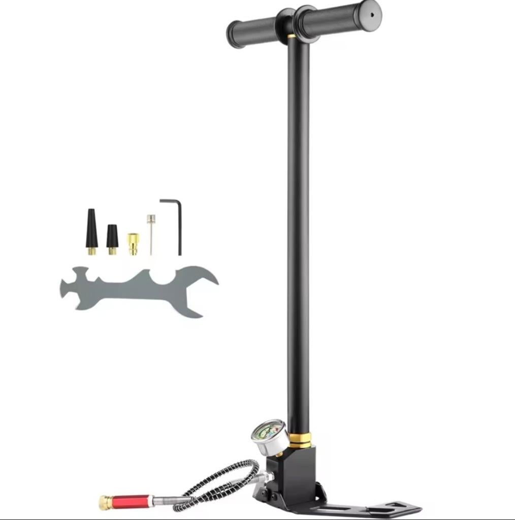 PCP Handpomp 3 traps tot 4500psi (COMPLETE SET), Sport en Fitness, Schietsport-accessoires, Ophalen of Verzenden, Nieuw